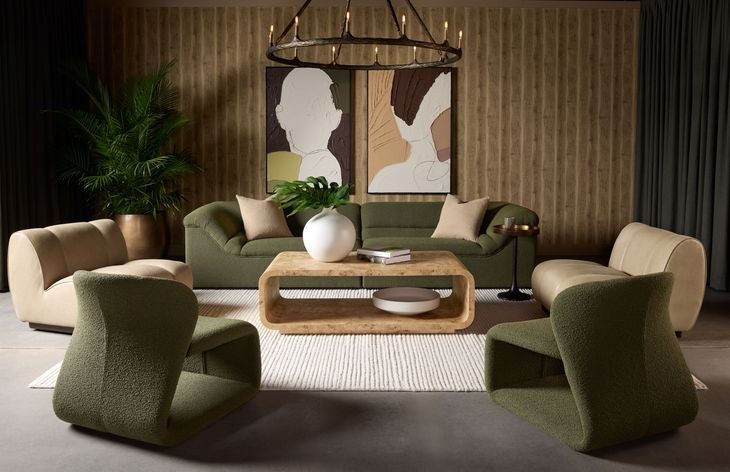 Gladys Copenhagen Olive Sofa