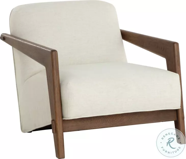 Bosco Geralt Linen Lounge Chair