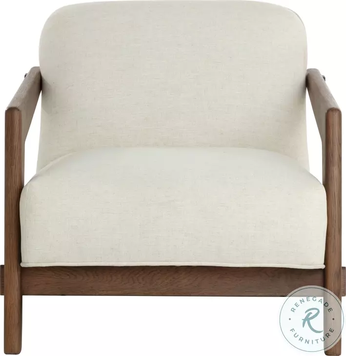 Bosco Geralt Linen Lounge Chair