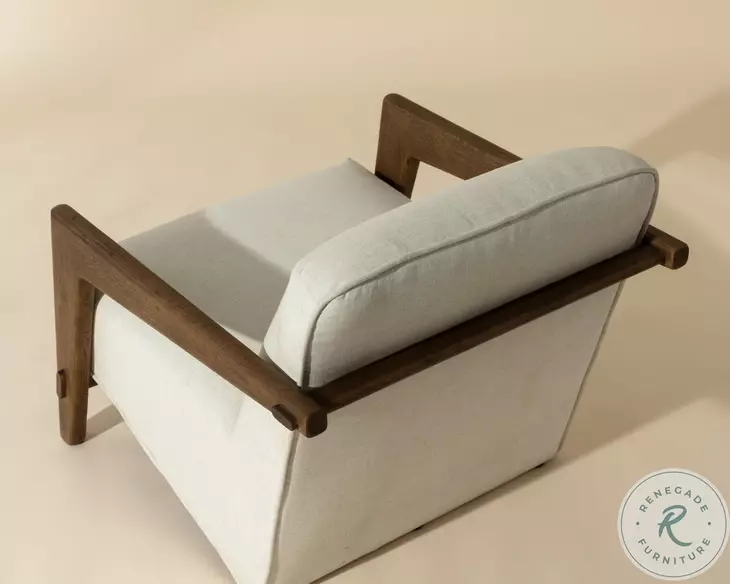 Bosco Geralt Linen Lounge Chair