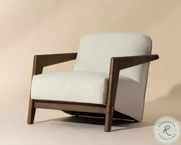 Bosco Geralt Linen Lounge Chair