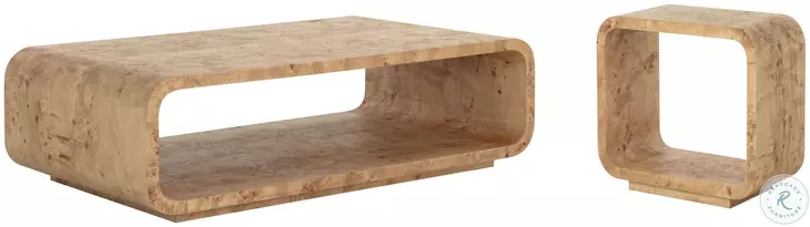 Rowindra Natural Occasional Table Set