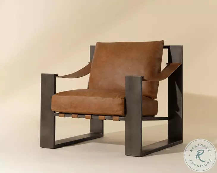 Berke Tan Lounge Chair