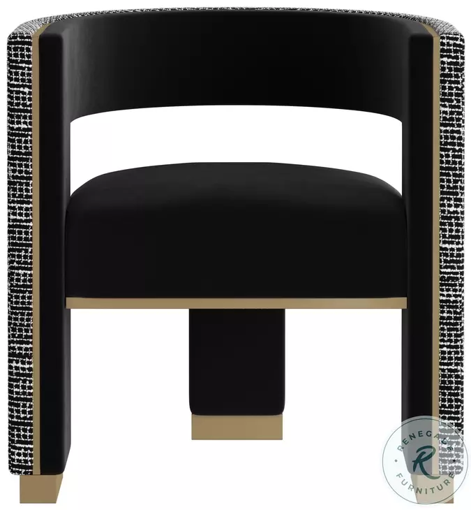 Adamina Abbington Black Dining Arm Chair