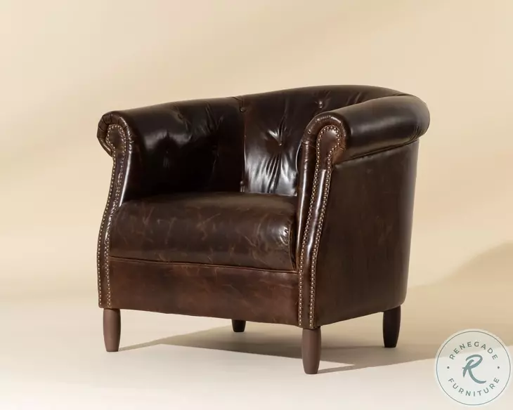Marjoryn Chocolate Lounge Chair