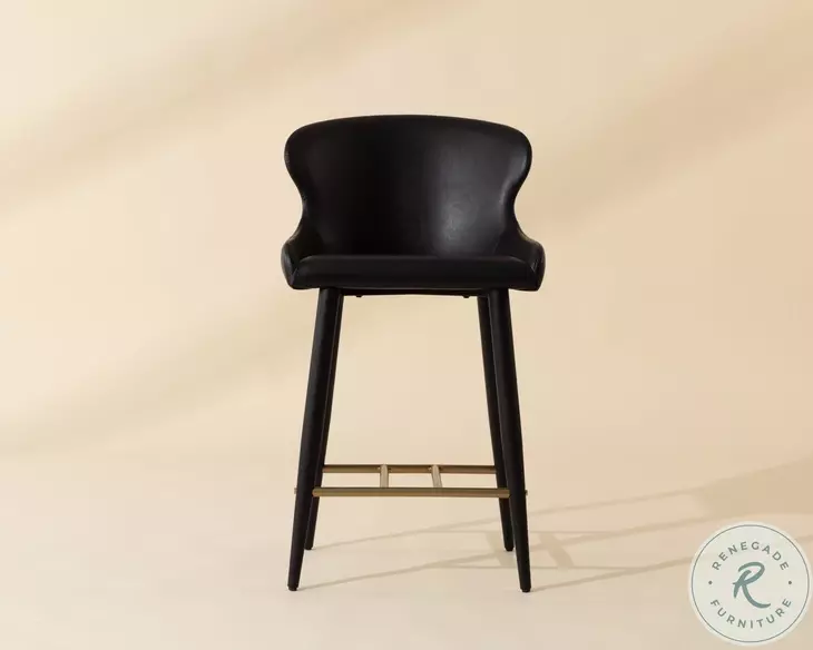 Cascade Bravo Black Counter Height Stool