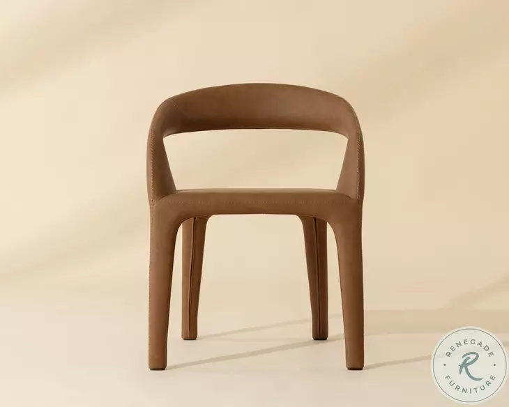 Avenlee Milliken Cognac Arm Chair