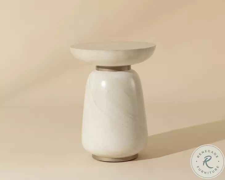 Hali Cream End Table