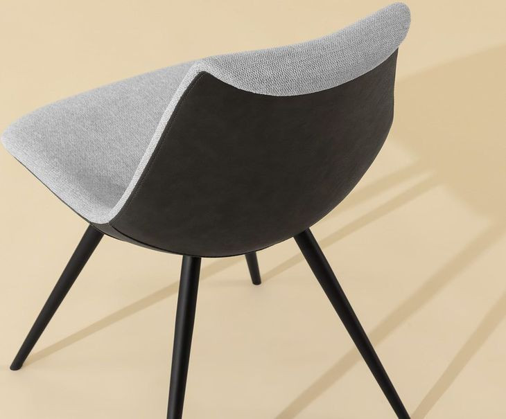 Lilo Belfast Heather Gray Upholstered Dining Chair