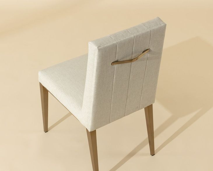 Hadwin Geralt Linen Performance Fabric Dining Chair Set of 2