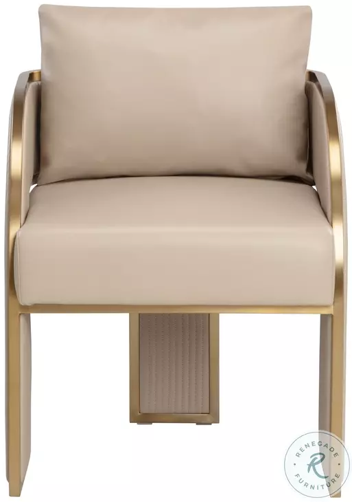 Riven Napa Beige Arm Chair