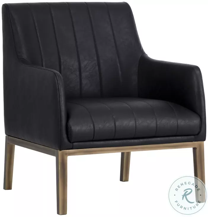 Wolfram Bravo Black Lounge Chair