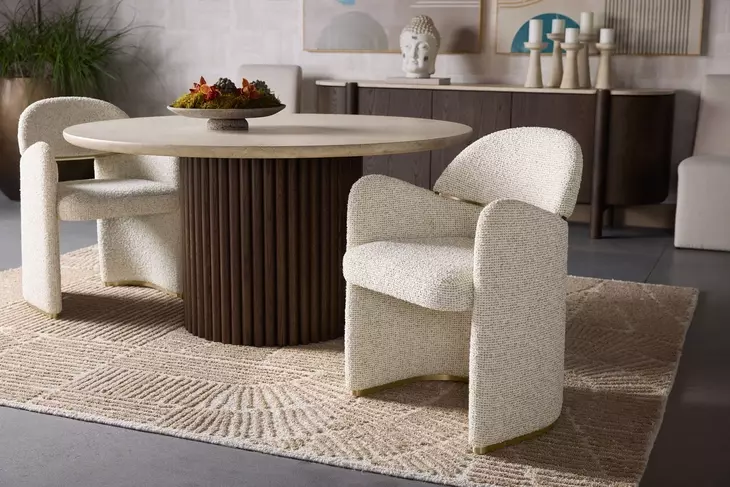 Banyan Cream Dining Table