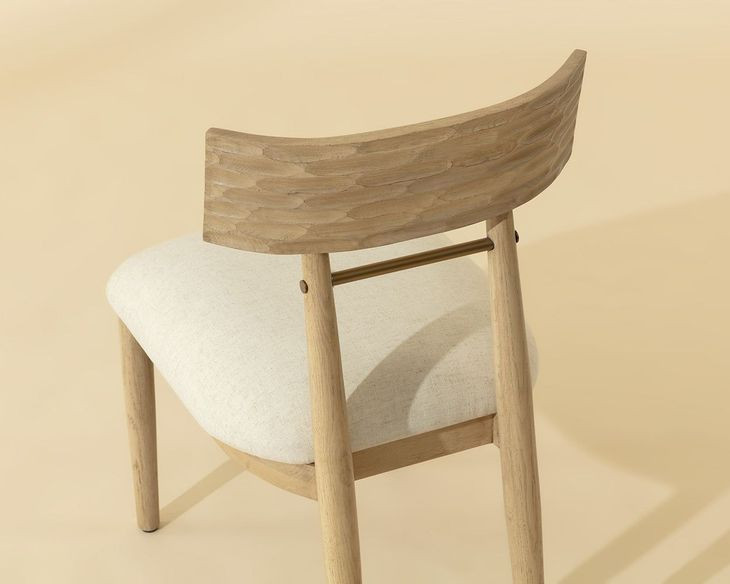 Sylvan Geralt Linen Performance Fabric Dining Chair Set of 2