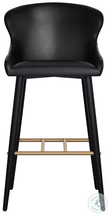 Cascade Bravo Black Bar Stool