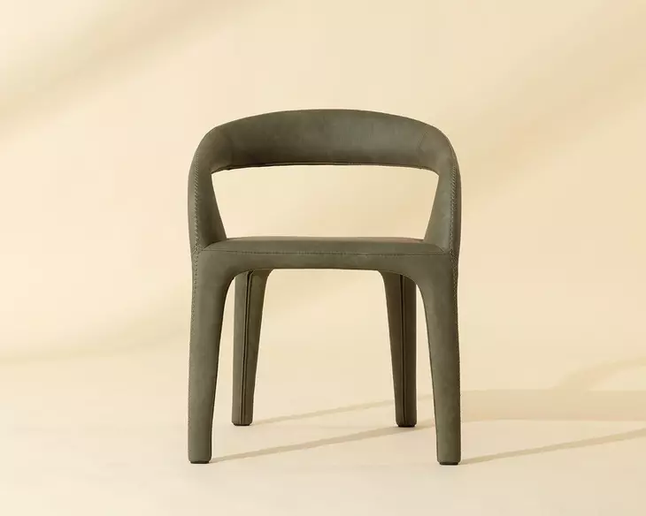 Atika Ivanhoe Pine Upholstered Dining Arm Chair