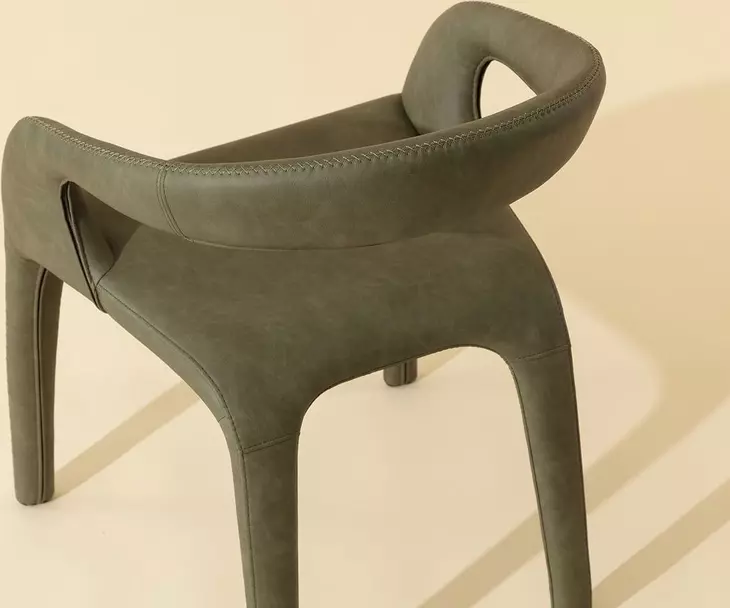 Atika Ivanhoe Pine Upholstered Dining Arm Chair