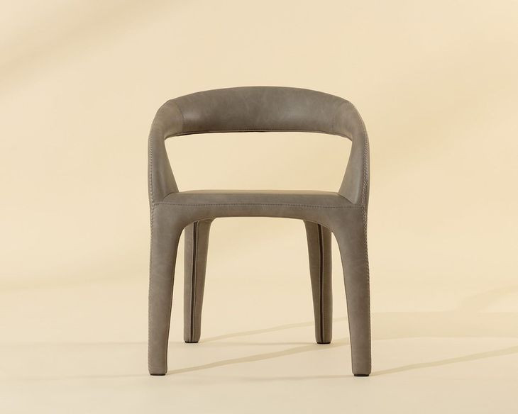 Atika Ivanhoe Mineral Upholstered Dining Arm Chair