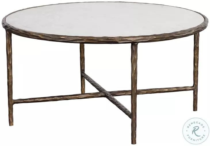 Riyaz White Coffee Table