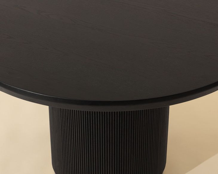 Kalla Charcoal 48" Round Dining Table