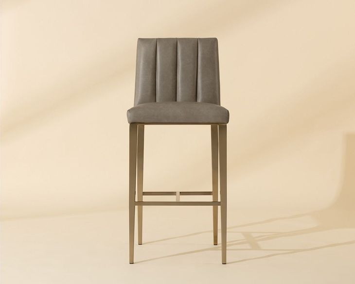 Wilbur Ivanhoe Mineral Upholstered Bar Stool