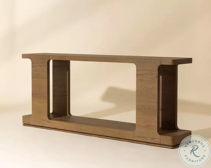 Hercules Light Brown Console Table
