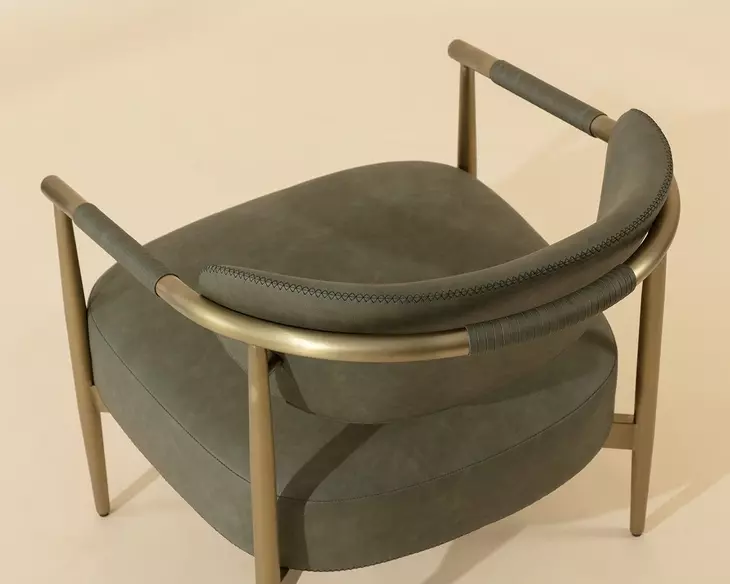 Cressida Ivanhoe Pine Upholstered Lounge Chair