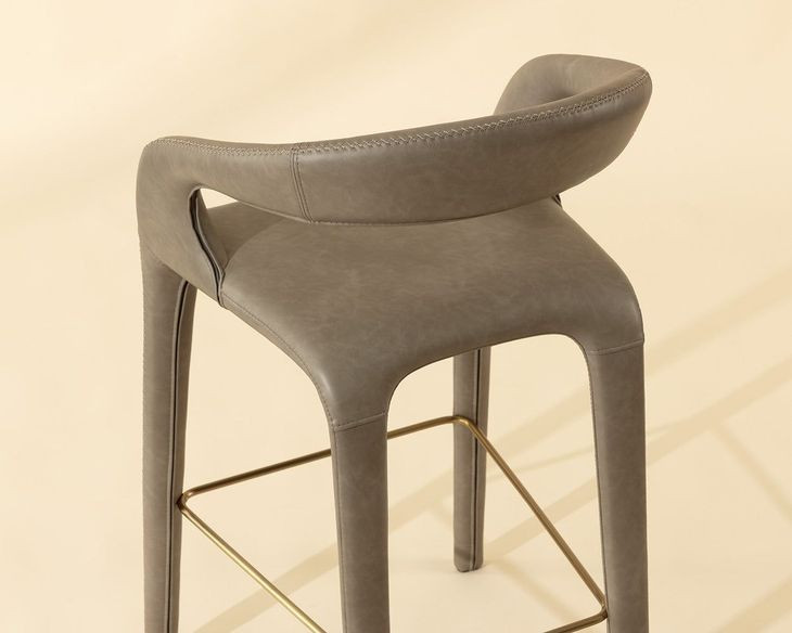 Atika Ivanhoe Mineral Upholstered Bar Stool