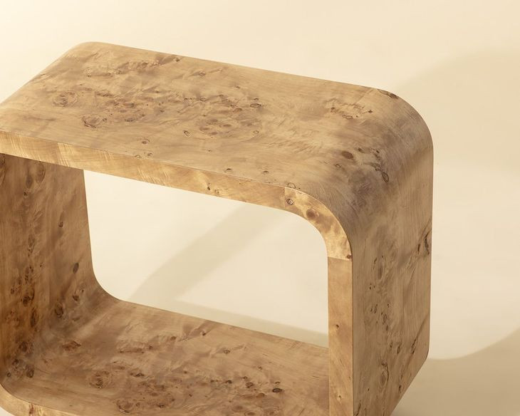 Rowindra Natural Rectangular End Table