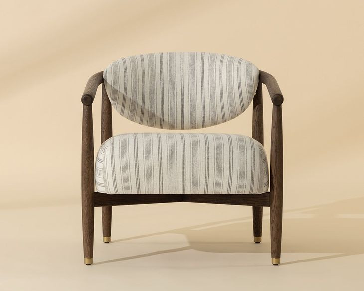 Freya Gifford Script Upholstered Lounge Chair