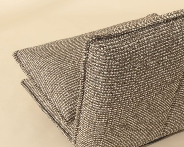 Colson Torched Meringue Upholstered Swivel Armless Chair