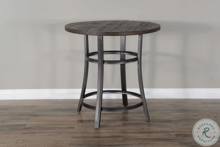 Havenstead Dark Brown 36" Round Counter Height Dining Table