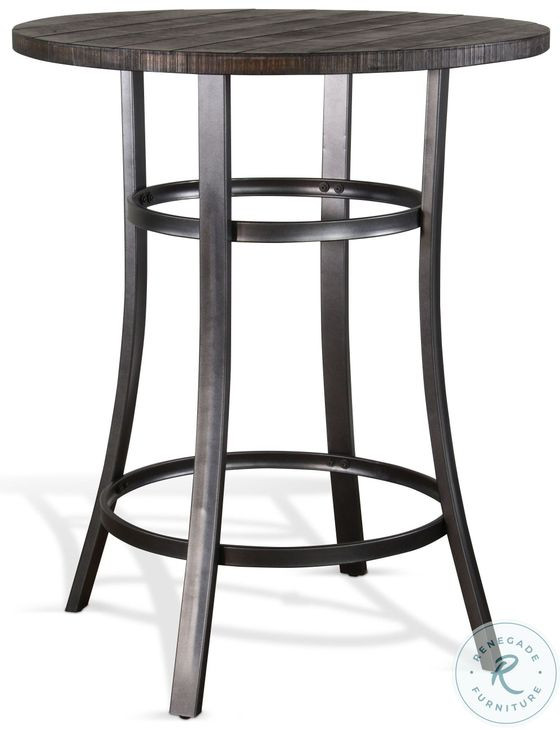 Havenstead Tobacco Leaf Round Pub Table