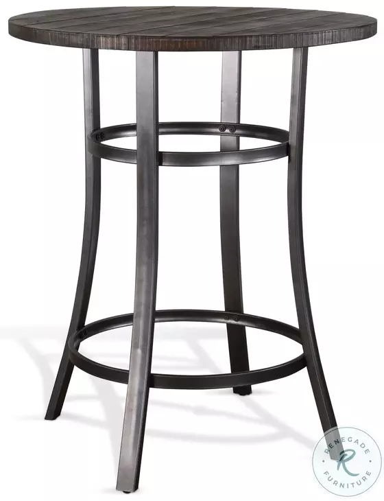 Havenstead Tobacco Leaf Round Pub Table
