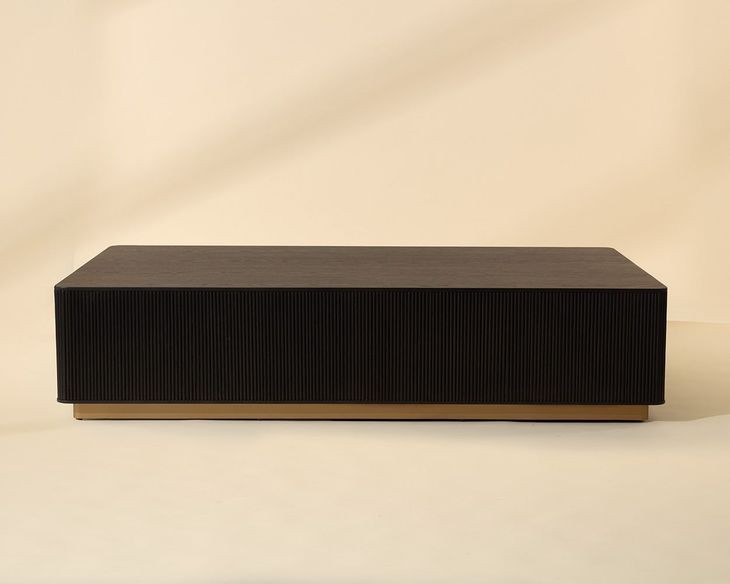 Thessaly Charcoal Rectangular Coffee Table