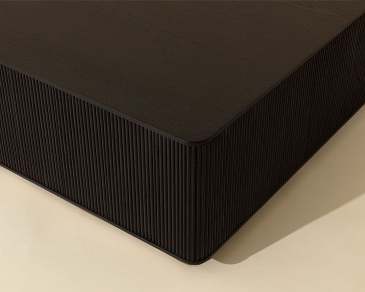 Thessaly Charcoal Rectangular Coffee Table
