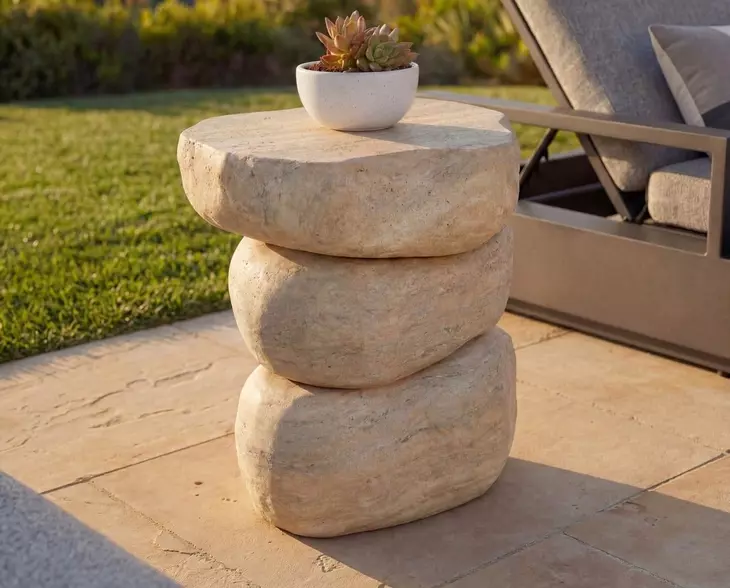 Torbay Dune Outdoor Freeform End Table