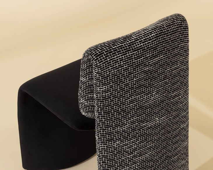 Dunleigh Abbington Black and Hobbes Night Upholstered Dining Chair