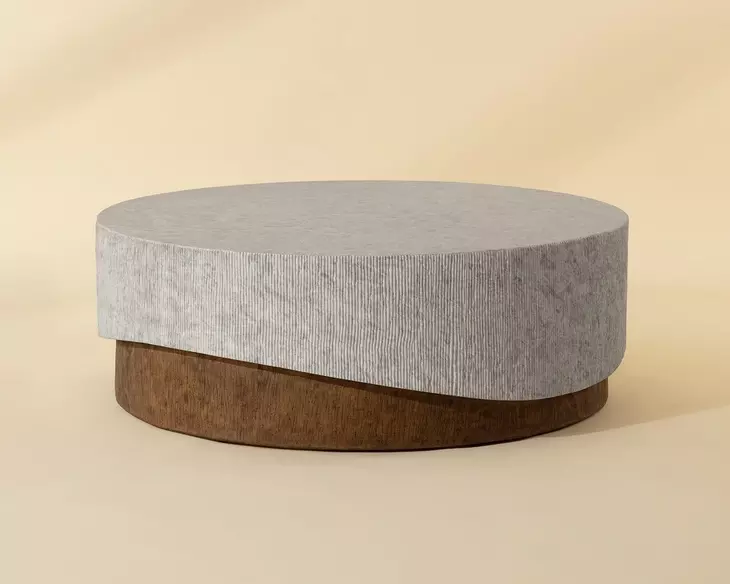 Wisteria Gray and Brown Outdoor Occasional Table Set