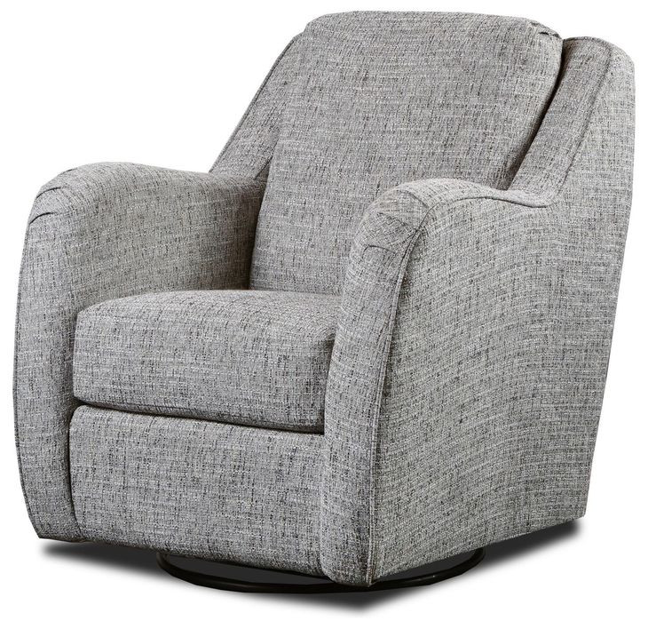 Alba Moritz Granite Swivel Glider Accent Chair