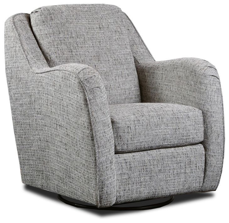 Alba Moritz Granite Swivel Glider Accent Chair