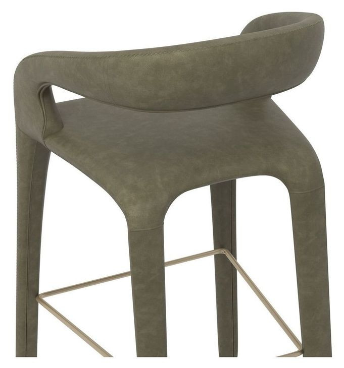 Avenlee Ivanhoe Upholstered Pine Barstool