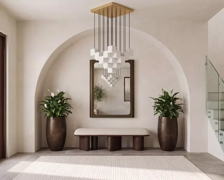 Alora Gold Rectangular Wall Mirror