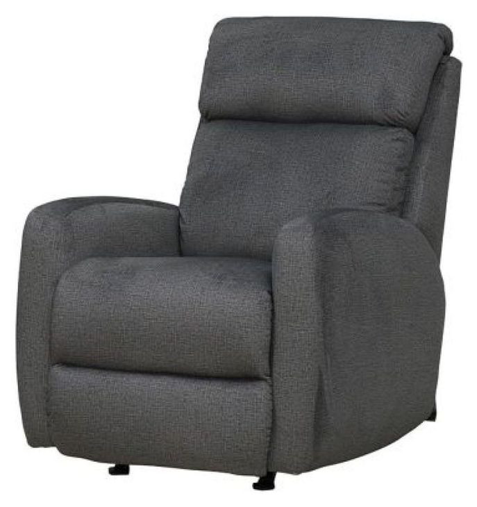 Primo Charcoal Wall Hugger Power Recliner and USB Charging