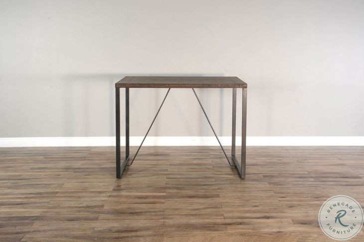 Havenstead Dark Brown 47" Rectangular Counter Height Dining Table