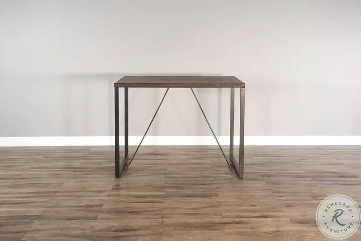 Havenstead Dark Brown 47" Rectangular Counter Height Dining Table