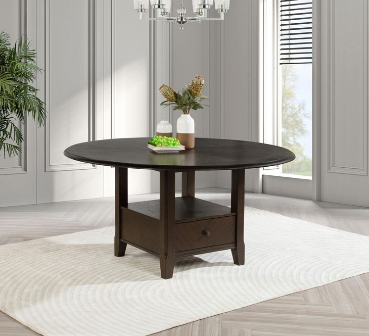 Twyla Dark Cocoa 60" Round Dining Table