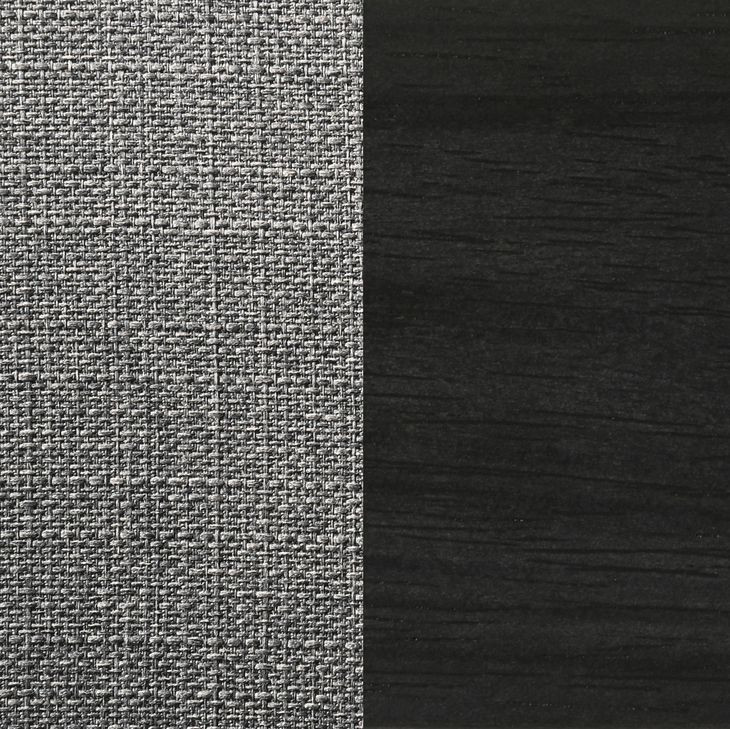 Stevie Brown Grey and Black Side Chair Set of 2