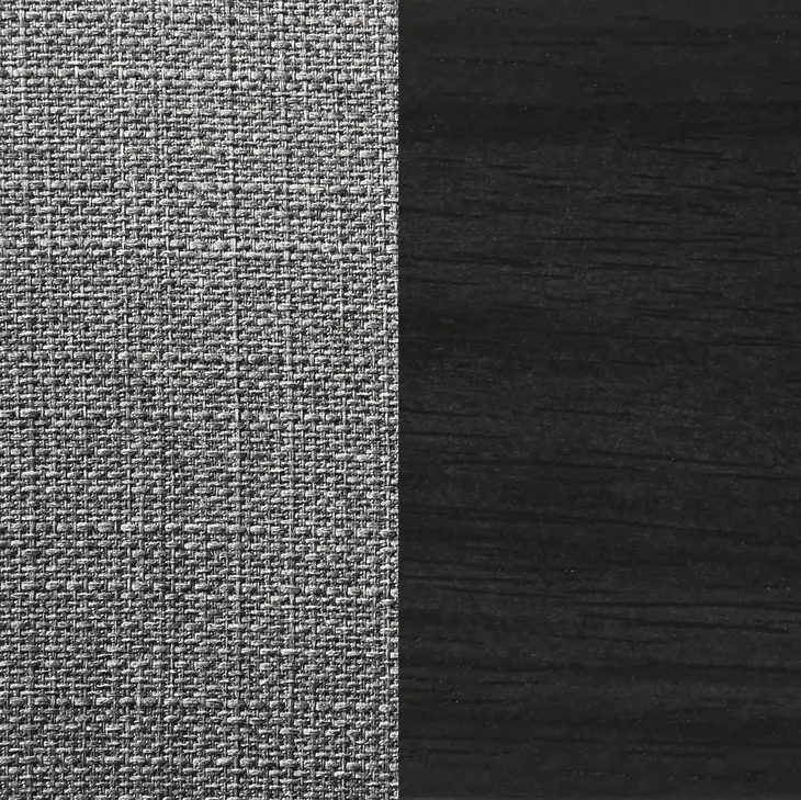 Stevie Brown Grey and Black Side Chair Set of 2