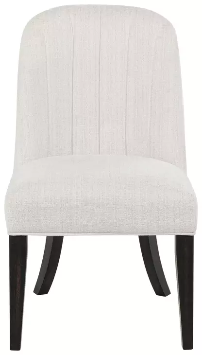 Leandro Cream Performance Fabric Upholstered Side Chair Set of 2